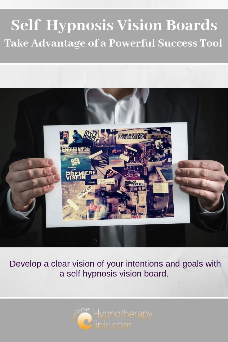 self hypnosis vision board