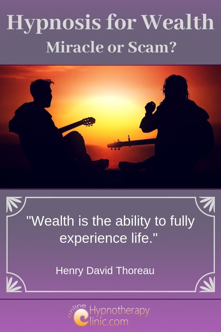 hypnosis for wealth