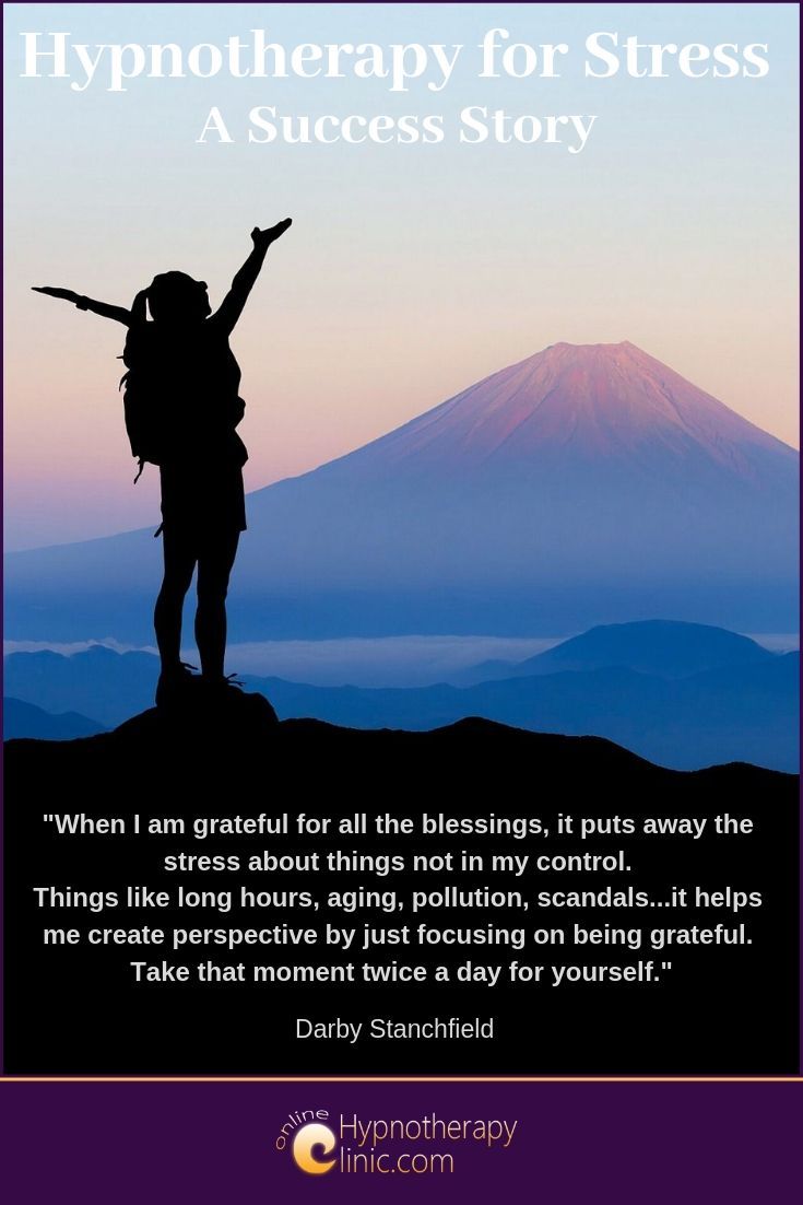 hypnotherapy for stress