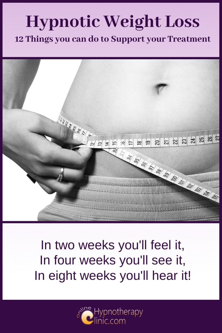 Hypnotic Weight Loss 12 Things to Support your Treatment