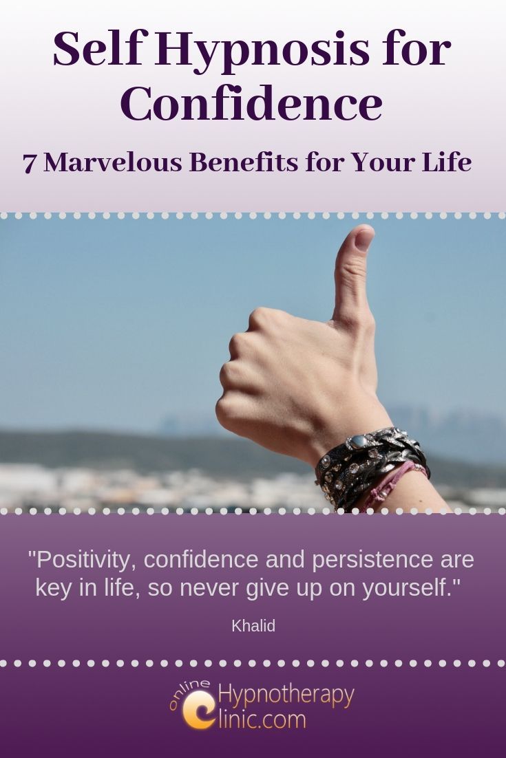self hypnosis confidence