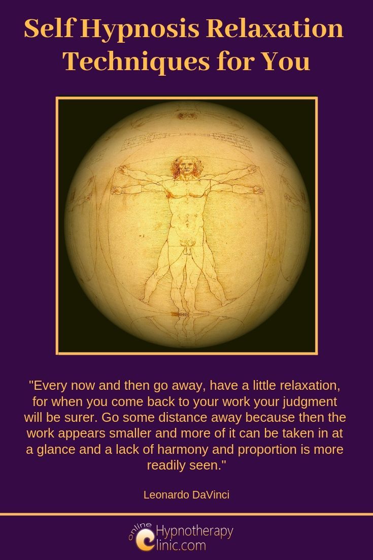 Self-hypnosis relaxation techniques