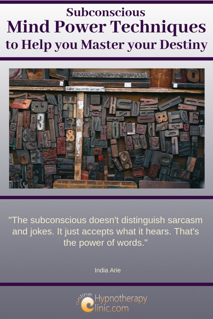 subconscious mind power techniques