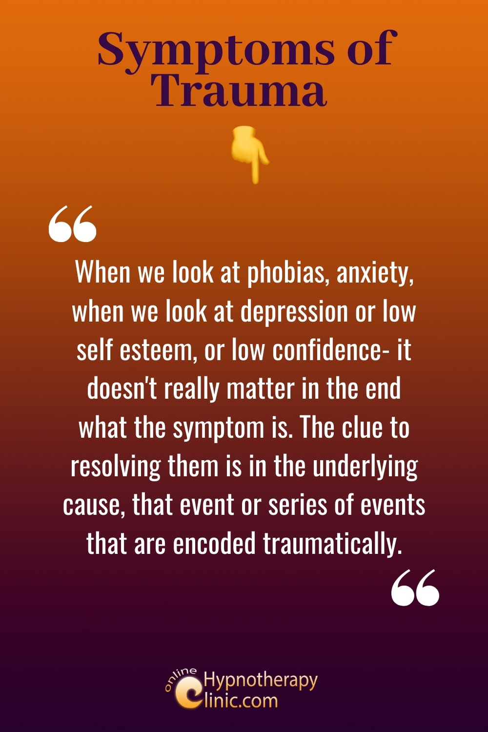 signs of trauma